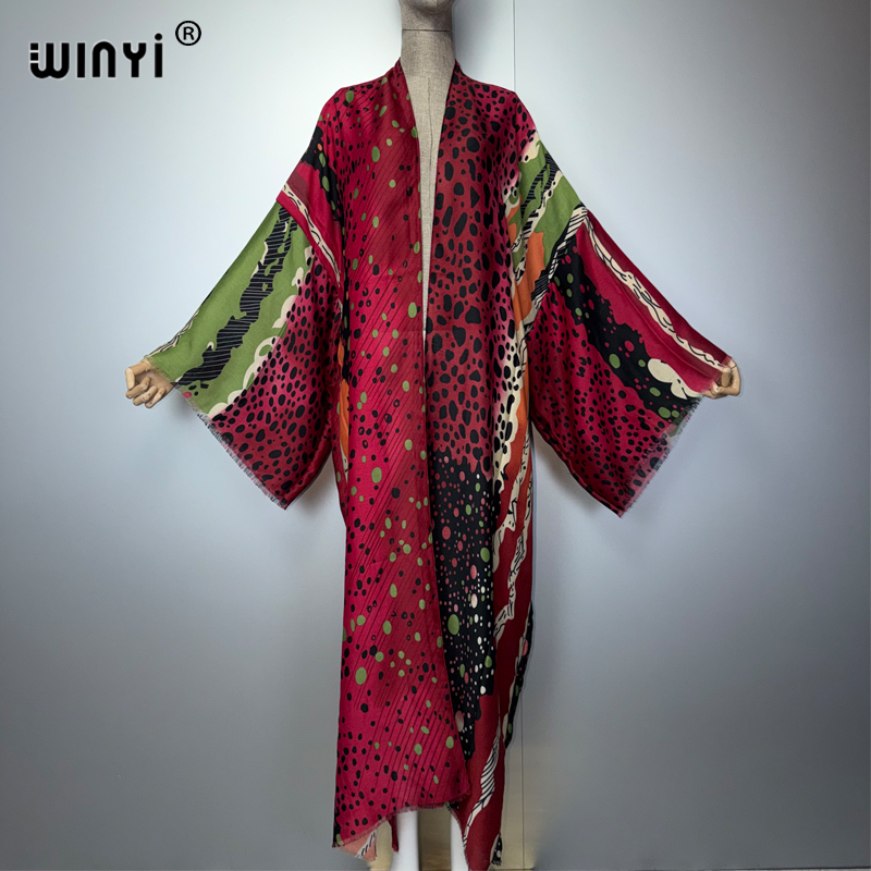 Young Women'S Formal Wear - WINYI Bohemian Kimono Loose Cardigan for