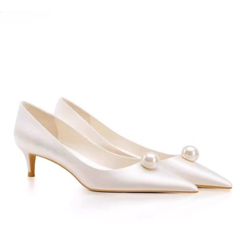 New White Satin Wedding Bride  - Women'S Formal Wear To A Wedding 评论和价格