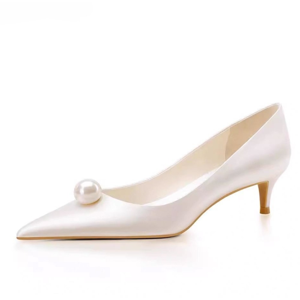 New White Satin Wedding Bride  - Women'S Formal Wear To A Wedding 评论和价格