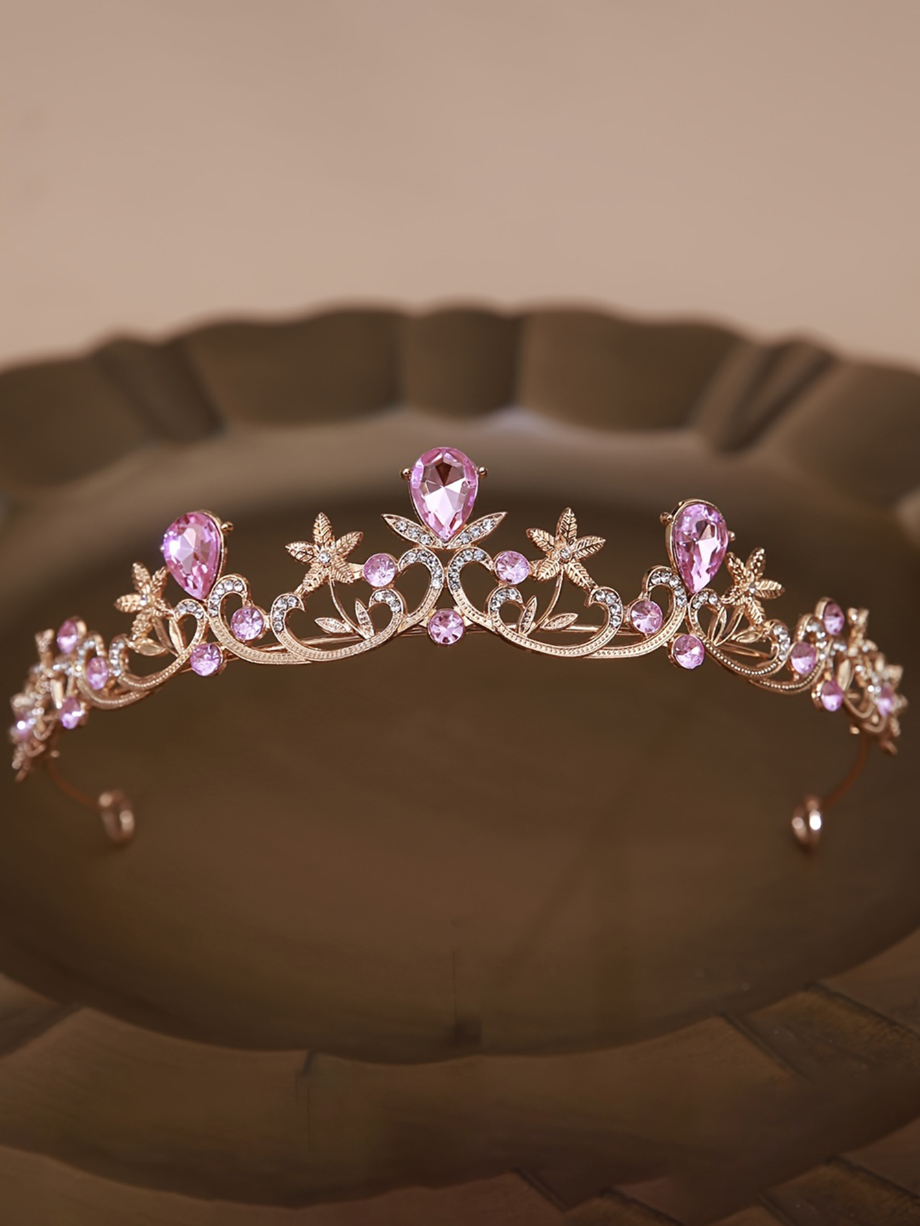 Golden Rose Gold Red Diamond C - Women'S Formal Wear Wedding 评论和价格