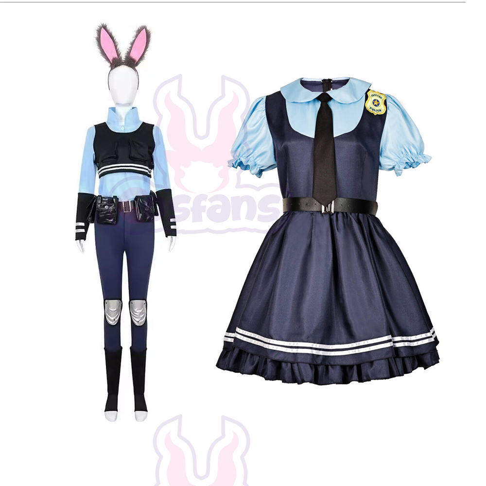 New Girls Animal Judy Hopps Ha - Women Formal Wear For Office 评论和价格