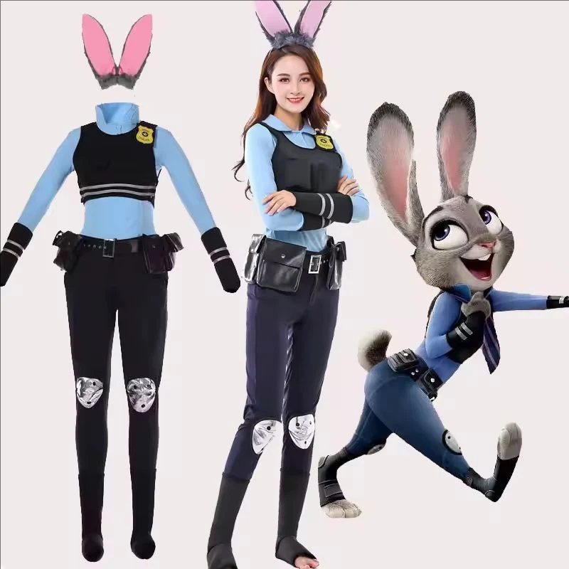New Girls Animal Judy Hopps Ha - Women Formal Wear For Office 评论和价格