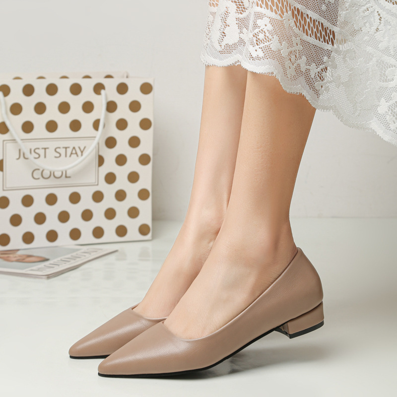 Spring Pointed Toe Shallow Mou - Women Formal Wear For Office 评论和价格