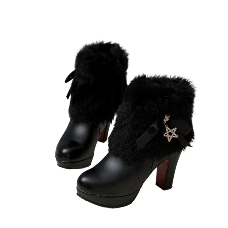 Snow Boots Womens Winter Warm  - Women'S Formal Wear To A Wedding 评论和价格