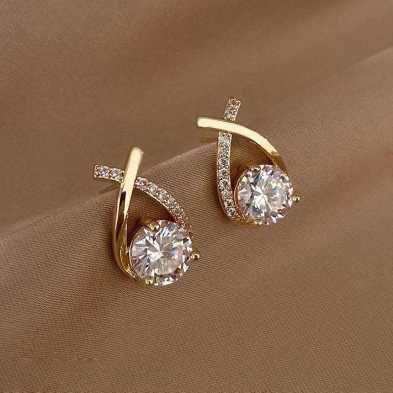 925 Silver Needle Korean Fashi - Pearl Earring Stud 评论和价格