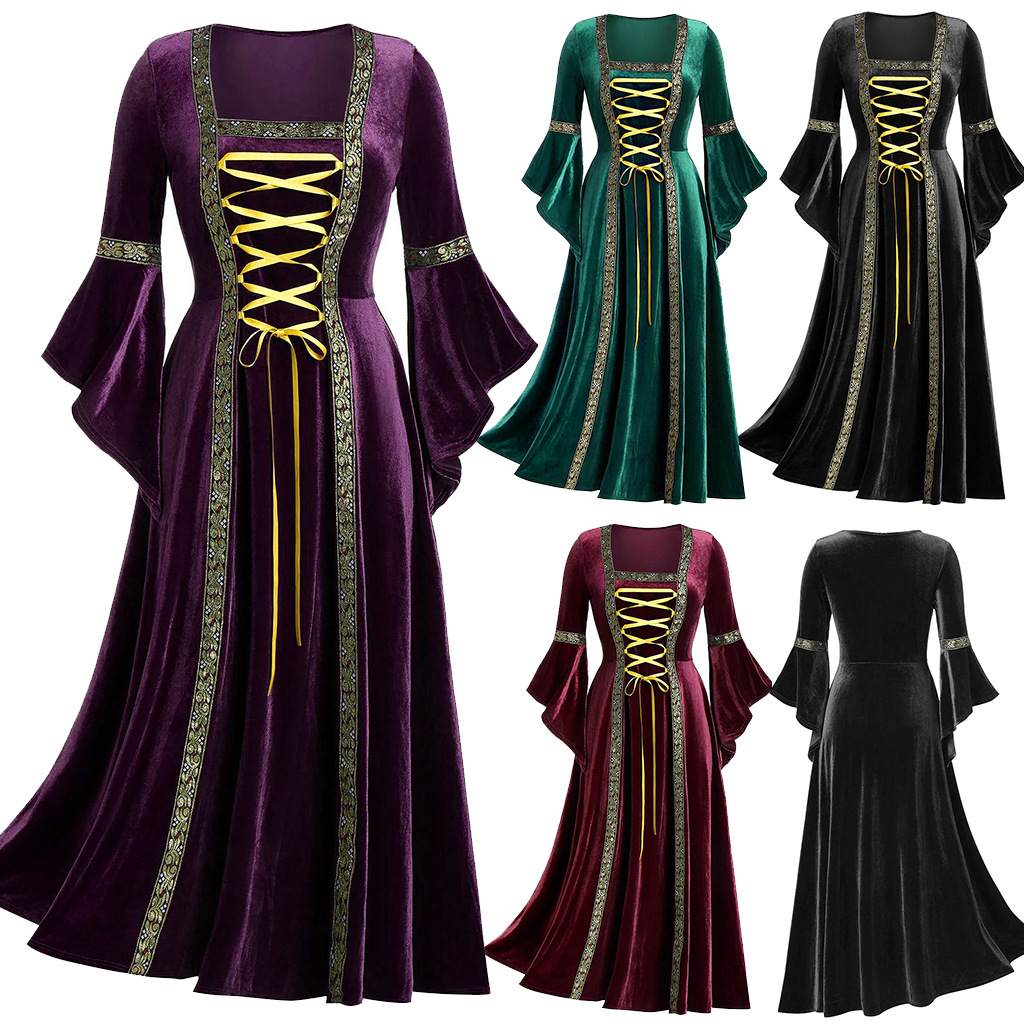 European Medieval Victoria Que - Women'S Formal Wear To A Wedding 评论和价格