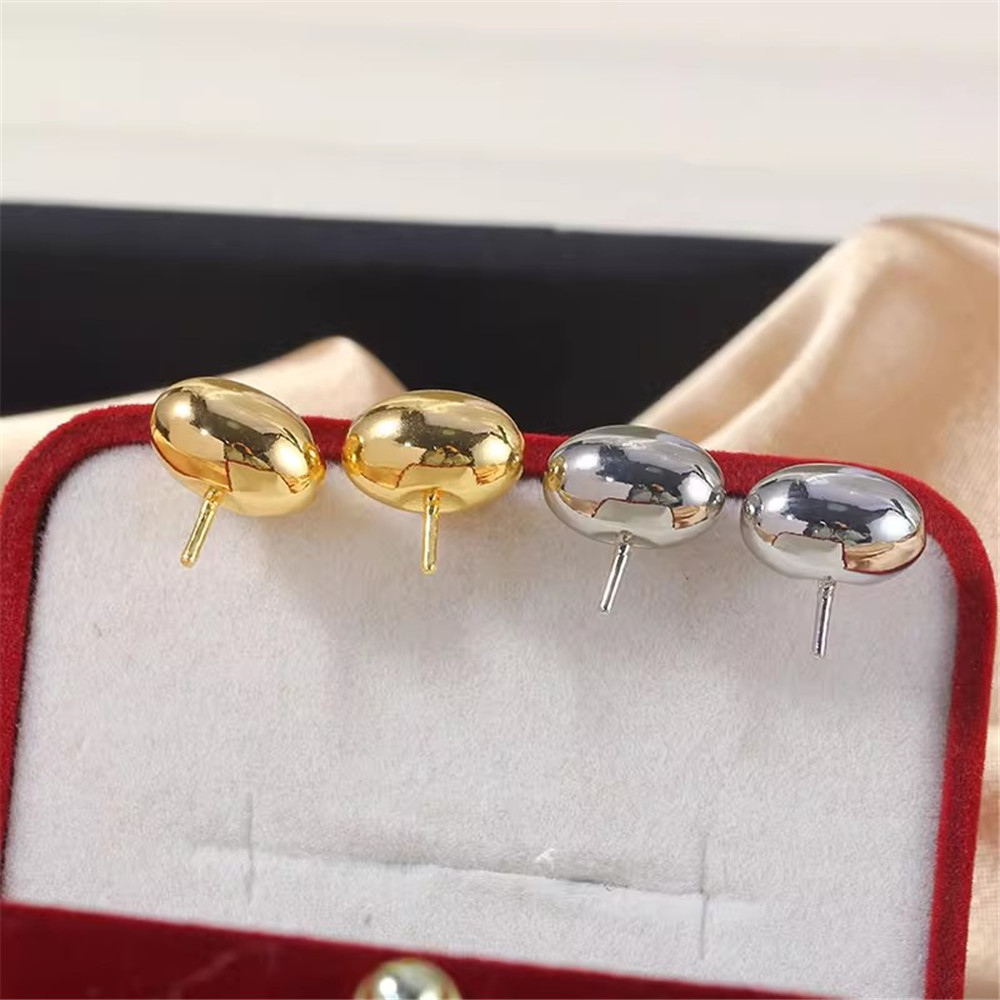 2pcs Gold Plated Pearl Earring - Pearl Earring Stud 评论和价格