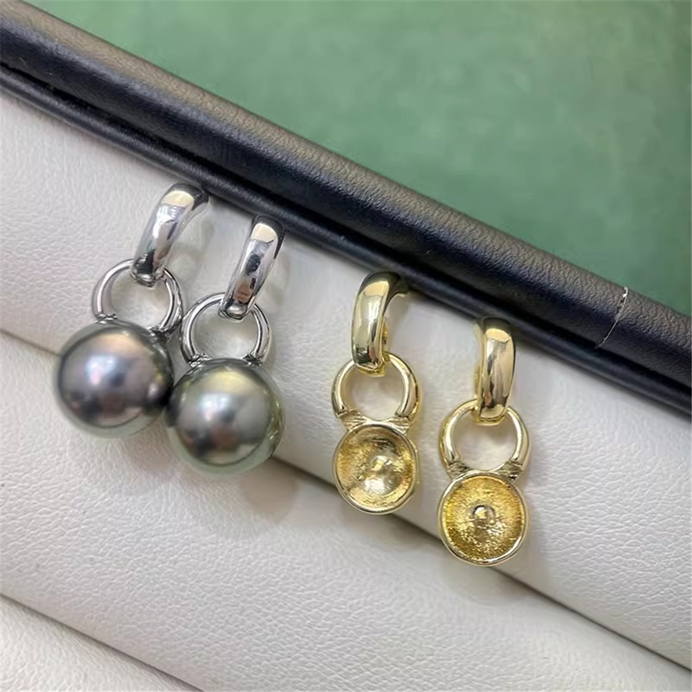 2pcs Gold Plated Pearl Earring - Pearl Earring Stud 评论和价格