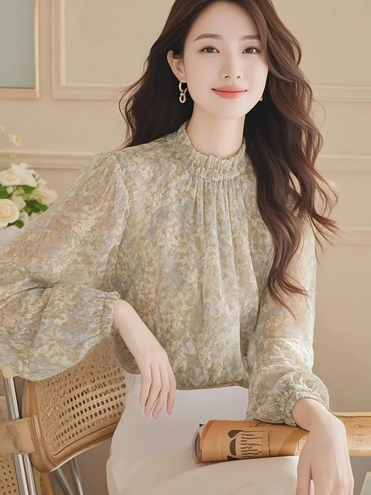 Long Sleeve Shirts Women Satin - Women'S Gothic Formal Wear 评论和价格