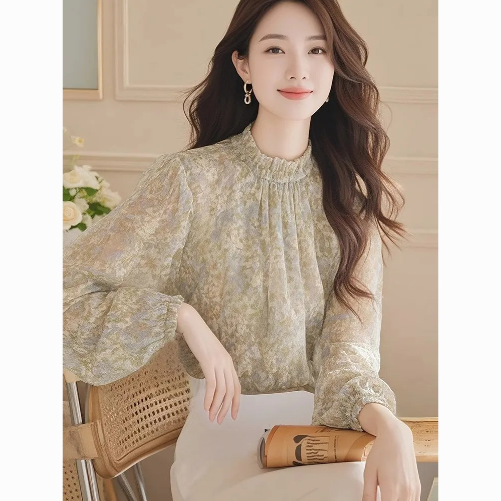 Long Sleeve Shirts Women Satin - Women'S Gothic Formal Wear 评论和价格