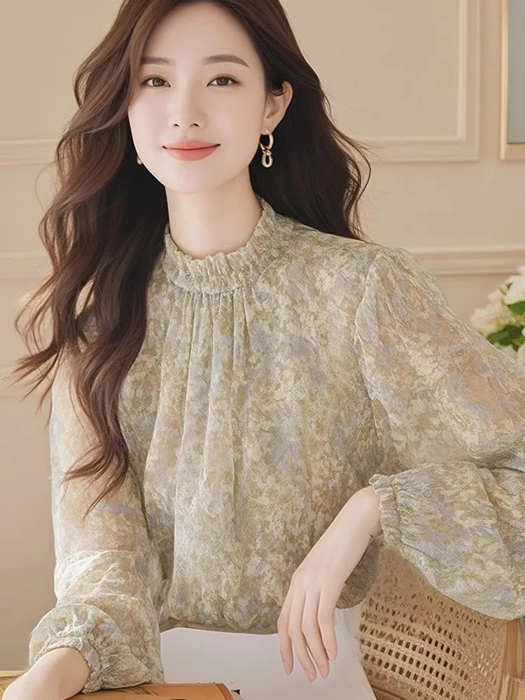 Long Sleeve Shirts Women Satin - Women'S Gothic Formal Wear 评论和价格