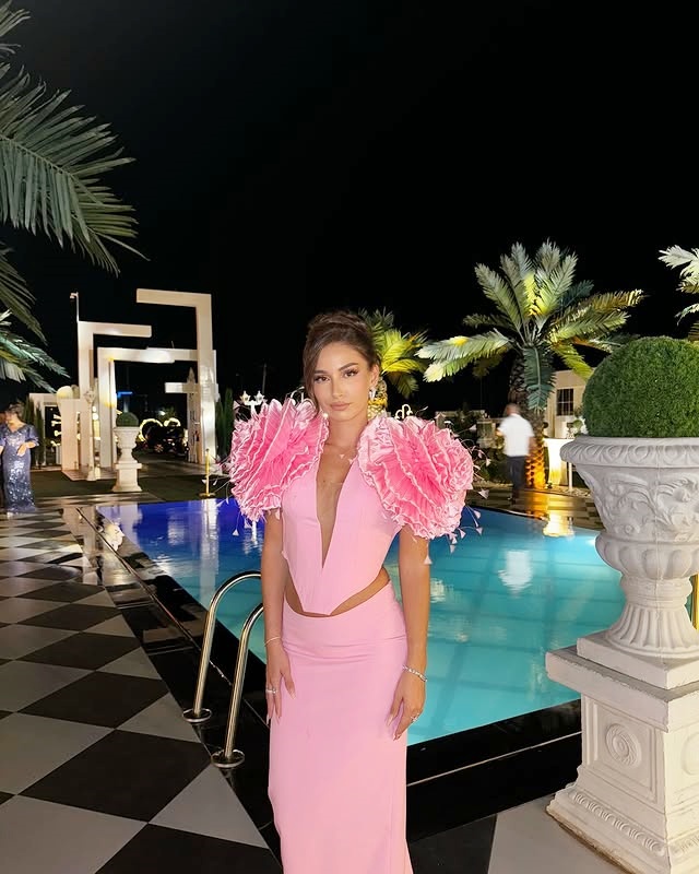 Pink Two Pieces Prom Dresses W - Women Formal Wear Online 评论和价格