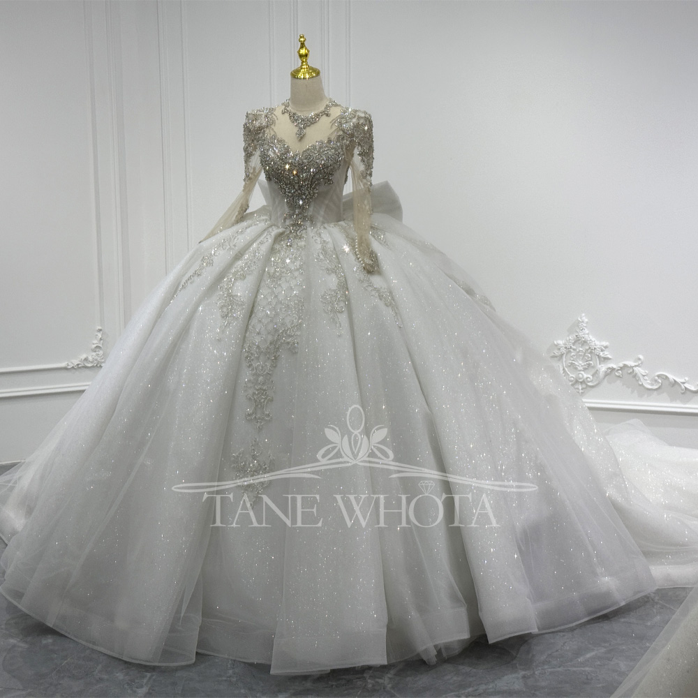 Luxury Wedding Dress With Long - Women'S Formal Wear Wedding 评论和价格