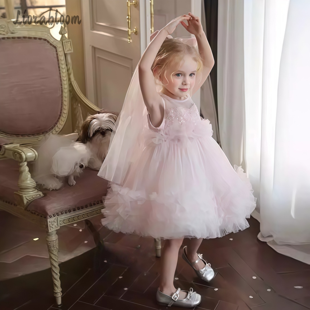 Girls' Tulle Gown Layered Skir - Women'S Formal Wear Wedding 评论和价格