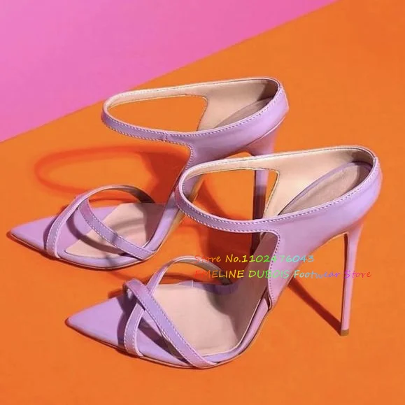 Pointed Leather High Heel Sand - Women Formal Wear For Office 评论和价格