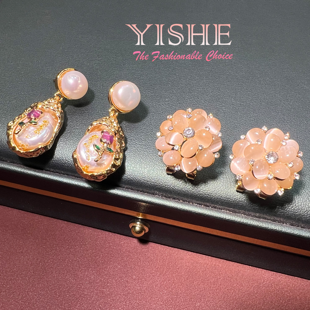 French 18K natural pearl oil p - Pearl Earring Stud 评论和价格