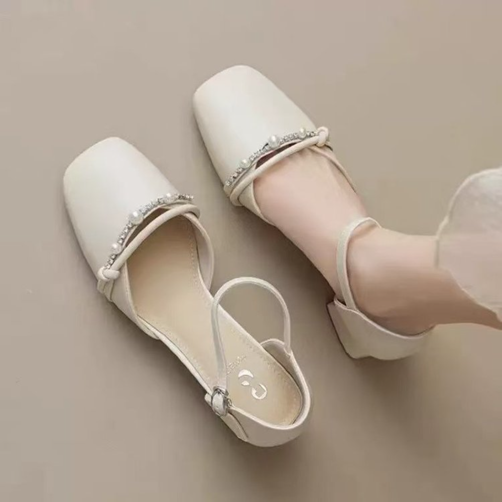 Elegant Pearl & Rhinestone Mar - Women Formal Wear For Office 评论和价格
