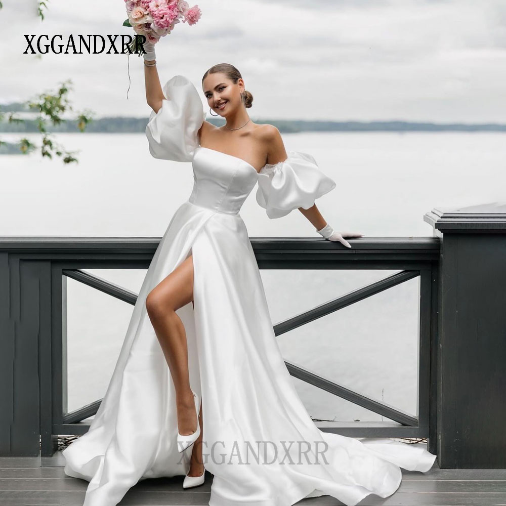 Customized A Line Wedding Dres - Formal Gala Wear Women 评论和价格