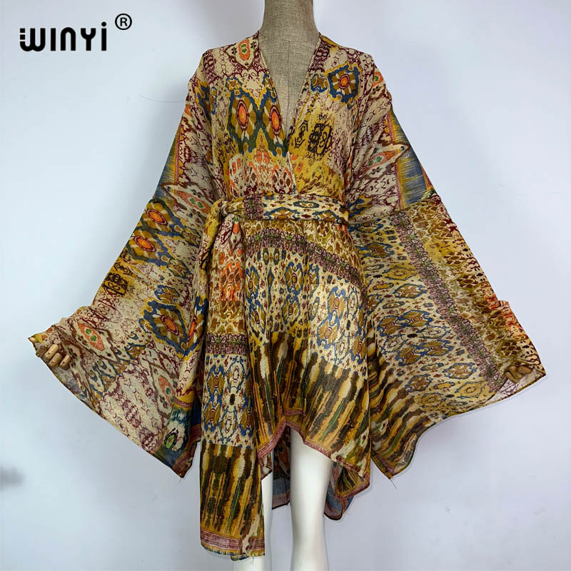 WINYI kimono with belt summer  - Young Women'S Formal Wear 评论和价格