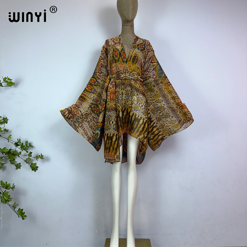 WINYI kimono with belt summer  - Young Women'S Formal Wear 评论和价格