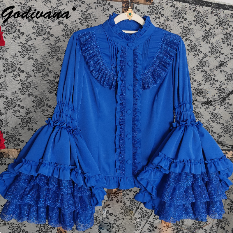Original Lolita Chiffon Blouse - Women'S Gothic Formal Wear 评论和价格