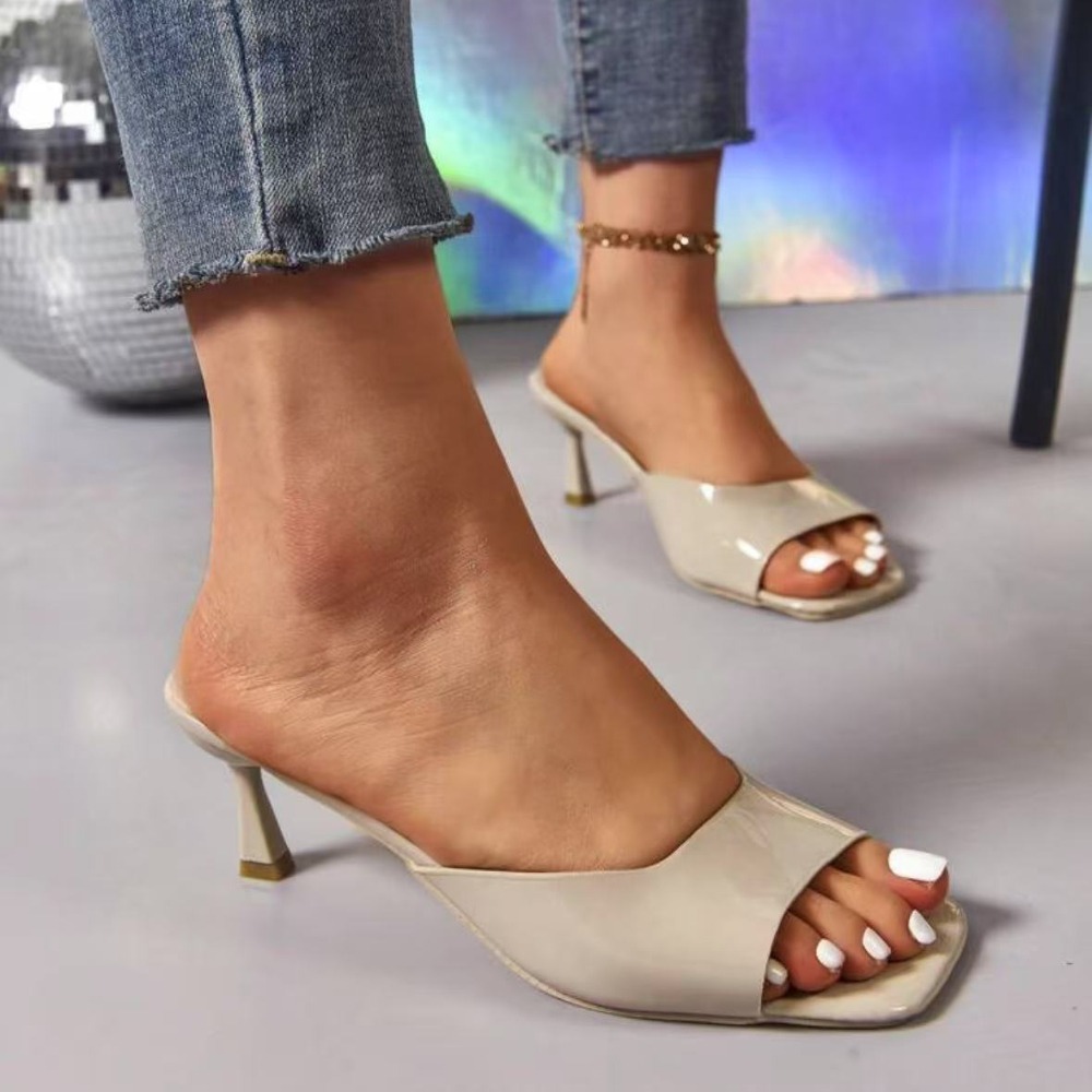 Fashion Fish Mouth Slippers Su - Women Formal Wear For Office 评论和价格
