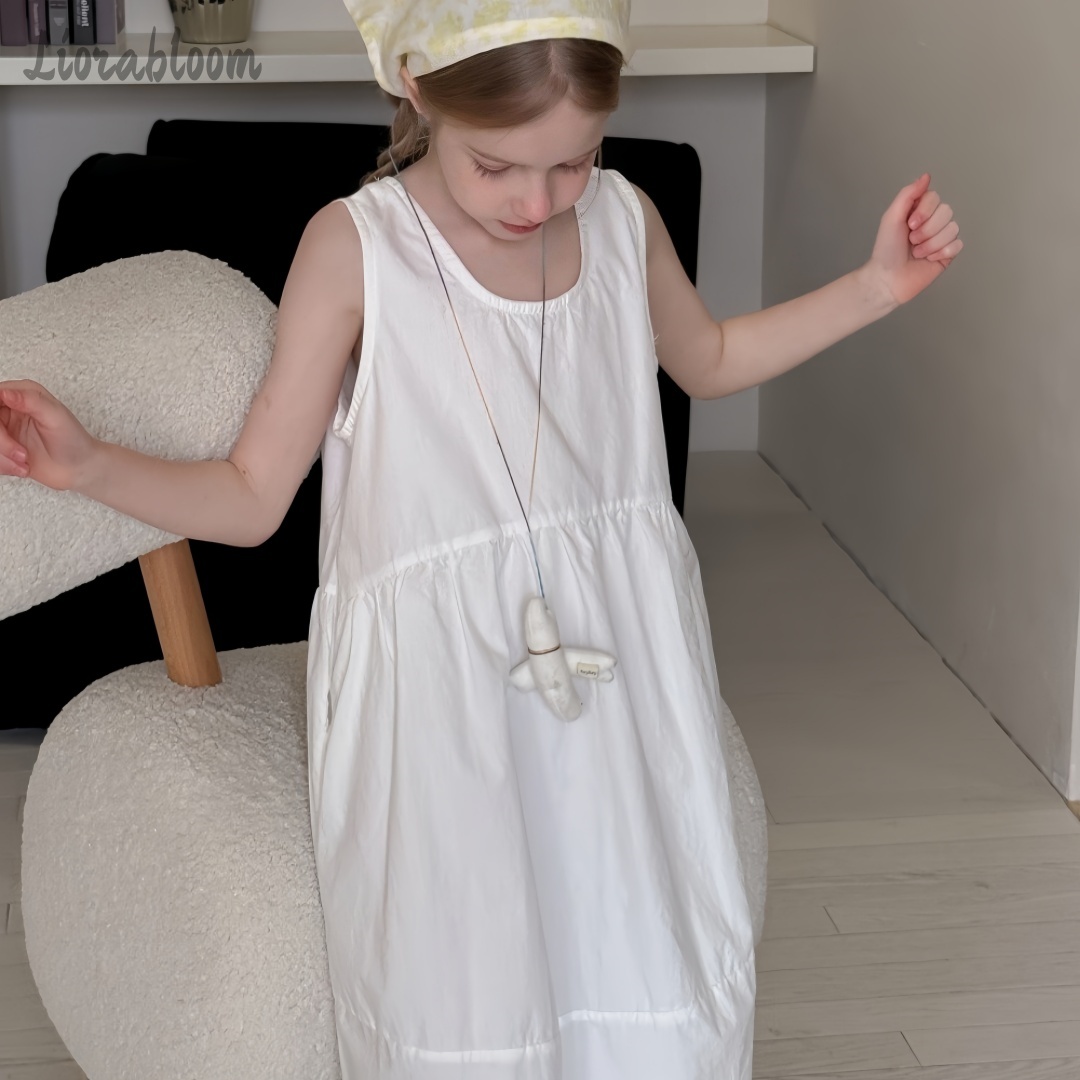 Girls' White Dress Simple Maxi - Women'S Formal Wear Wedding 评论和价格