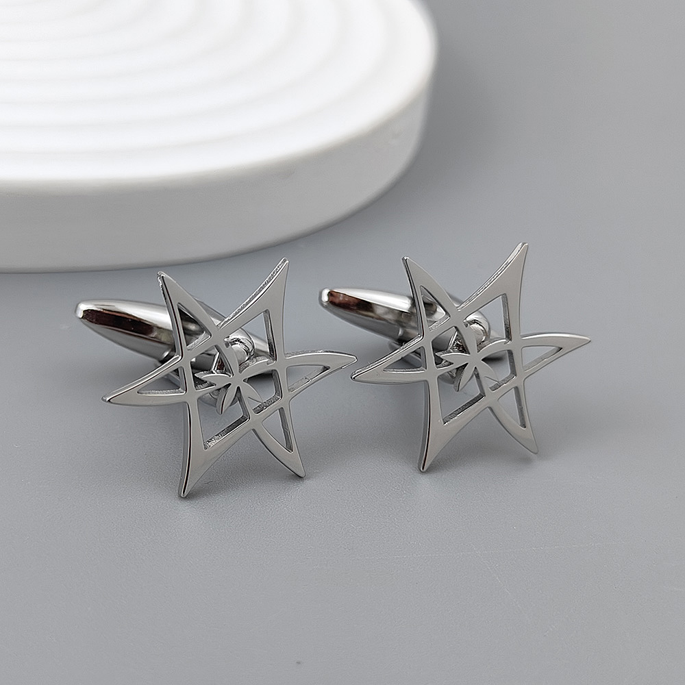 Hexagonal star gold-plated cuf - Women'S Gothic Formal Wear 评论和价格