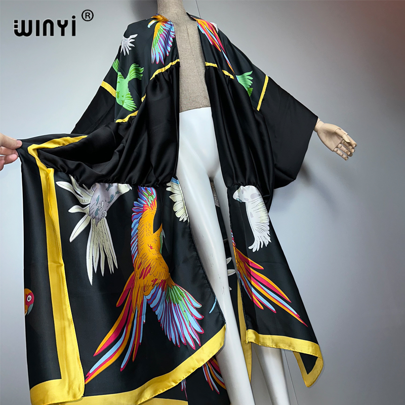 WINYI print boho kimono maxi b - Young Women'S Formal Wear 评论和价格