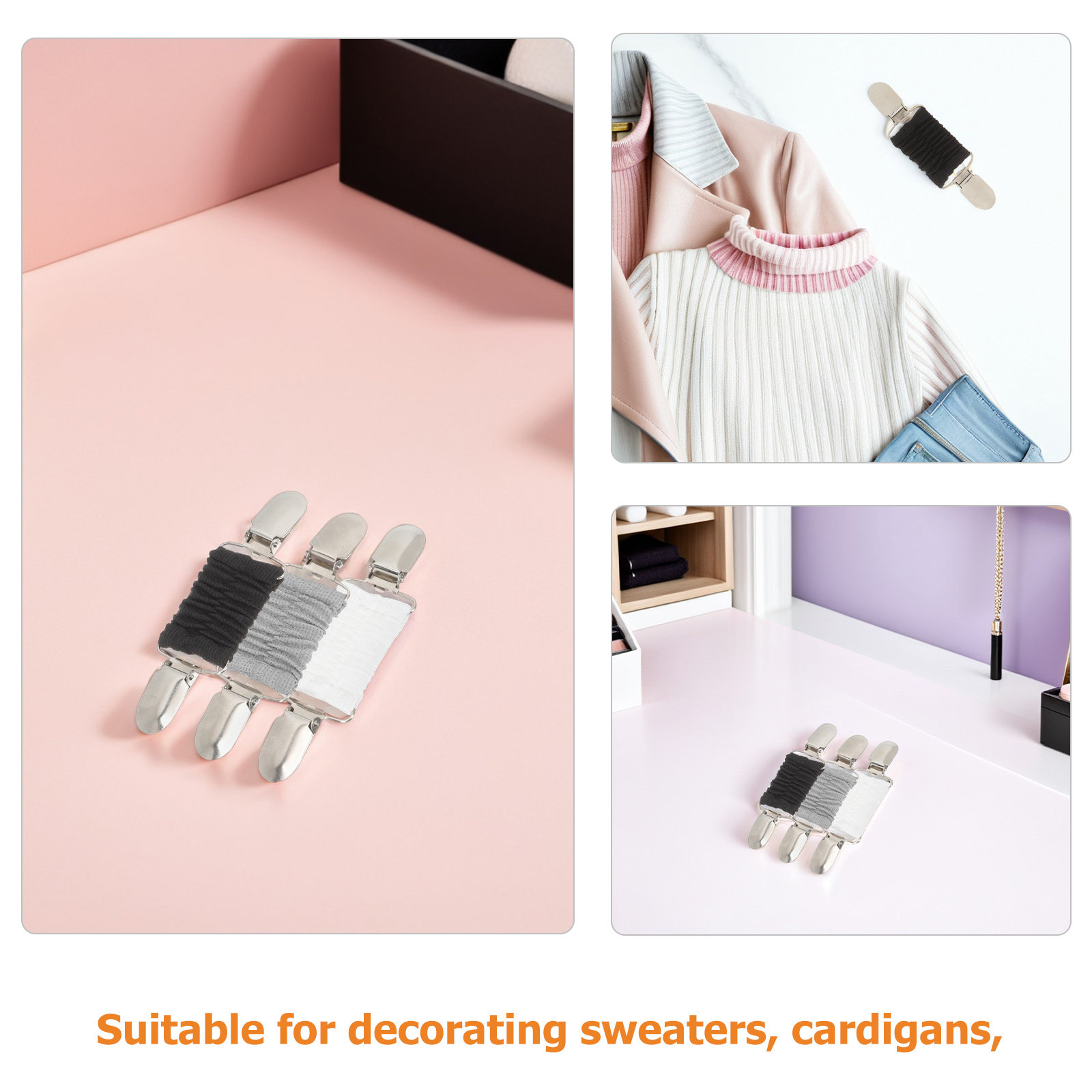 6Pcs Dress Cinch Clips for Wom - Women'S Formal Wear Cardigan 评论和价格