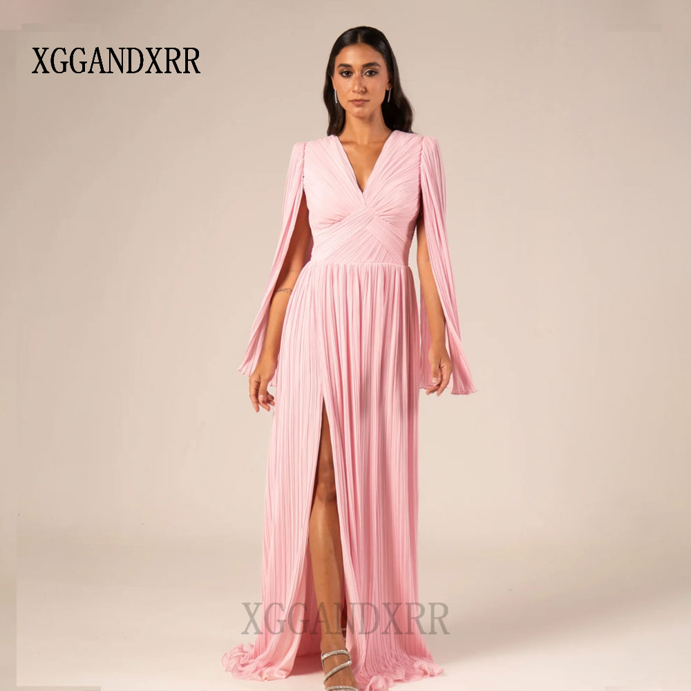 Customized Pink A Line Prom Dr - Formal Gala Wear Women 评论和价格
