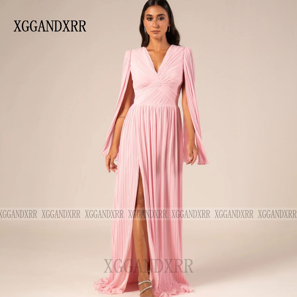 Customized Pink A Line Prom Dr - Formal Gala Wear Women 评论和价格