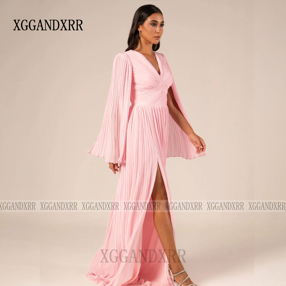 Customized Pink A Line Prom Dr - Formal Gala Wear Women 评论和价格