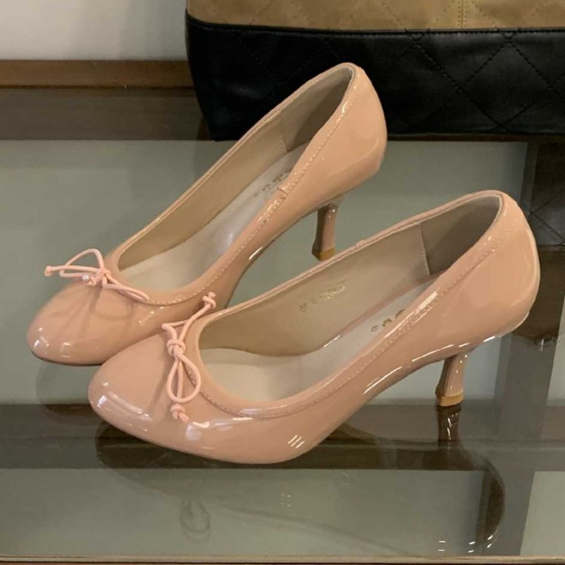 Elegant Patent Leather High He - Women Formal Wear For Office 评论和价格