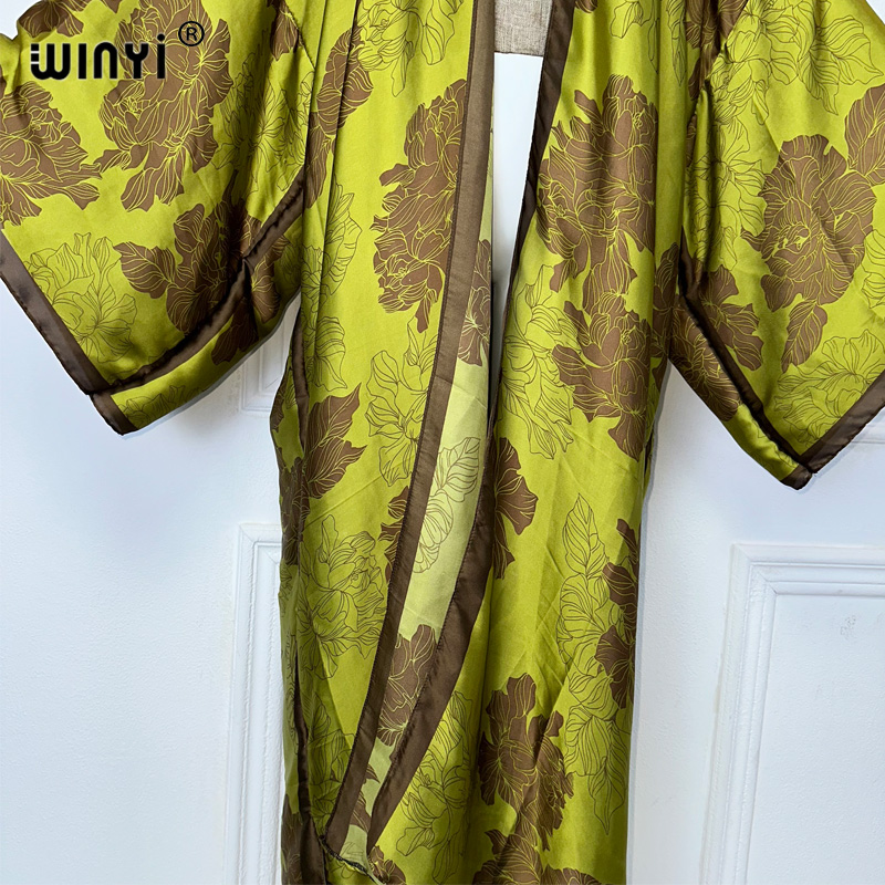 WINYI Africa boho print Kimono - Young Women'S Formal Wear 评论和价格