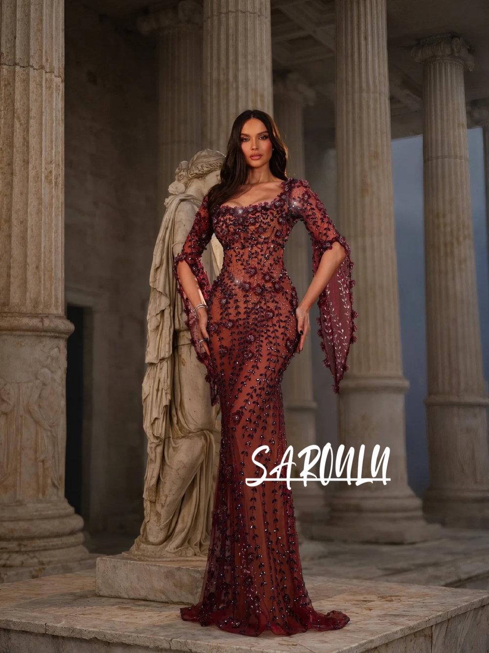 Delicate Rhinestones Evening D - Formal Gala Wear Women 评论和价格