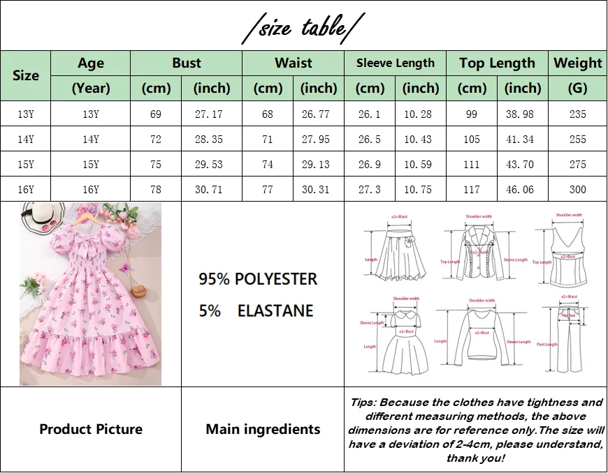 Teen Girl Floral Long Dress Su - Young Women'S Formal Wear 评论和价格