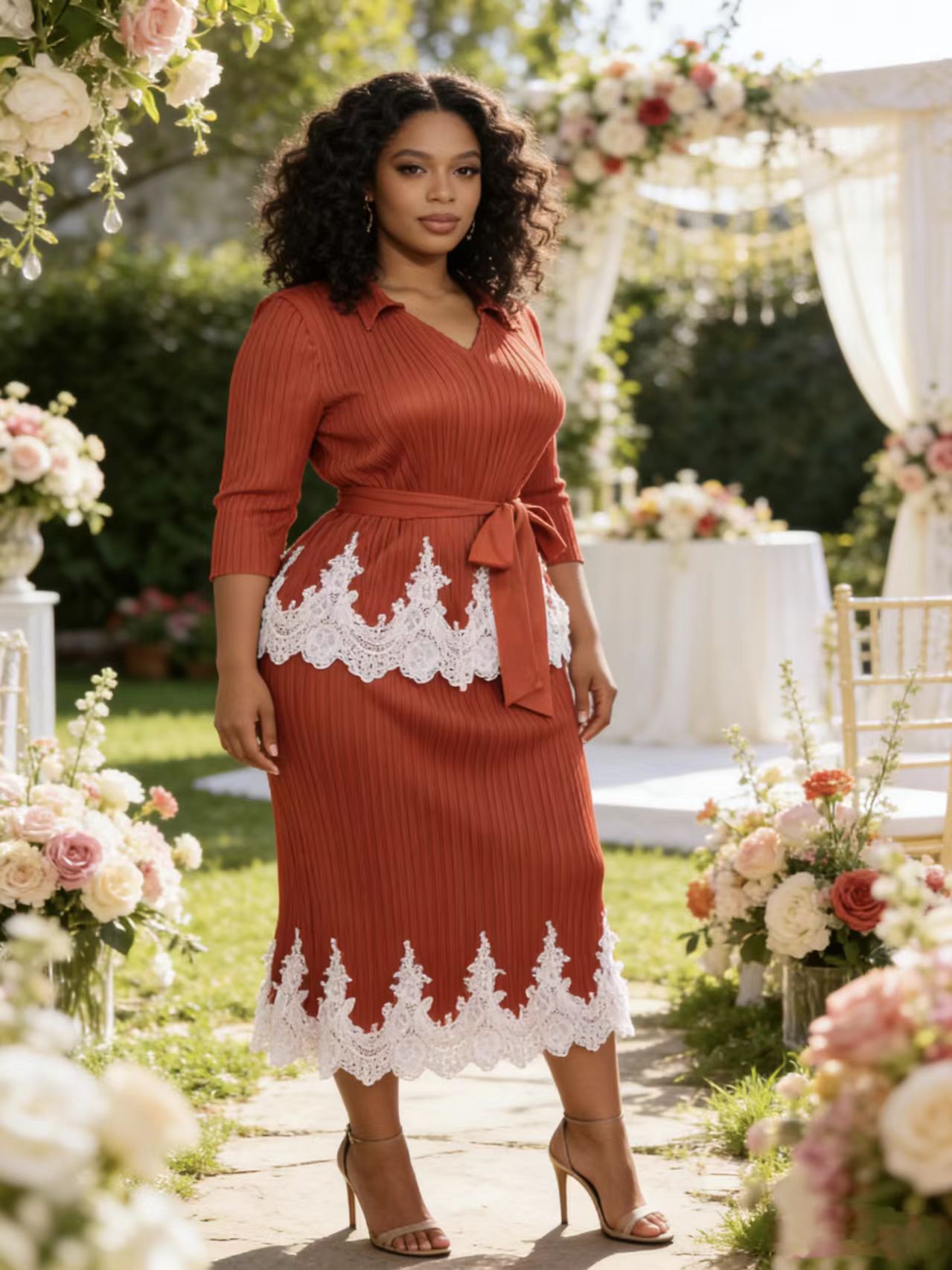 Miyaki Dress Plus-Size Two-Pie - Women'S Formal Wear Wedding 评论和价格