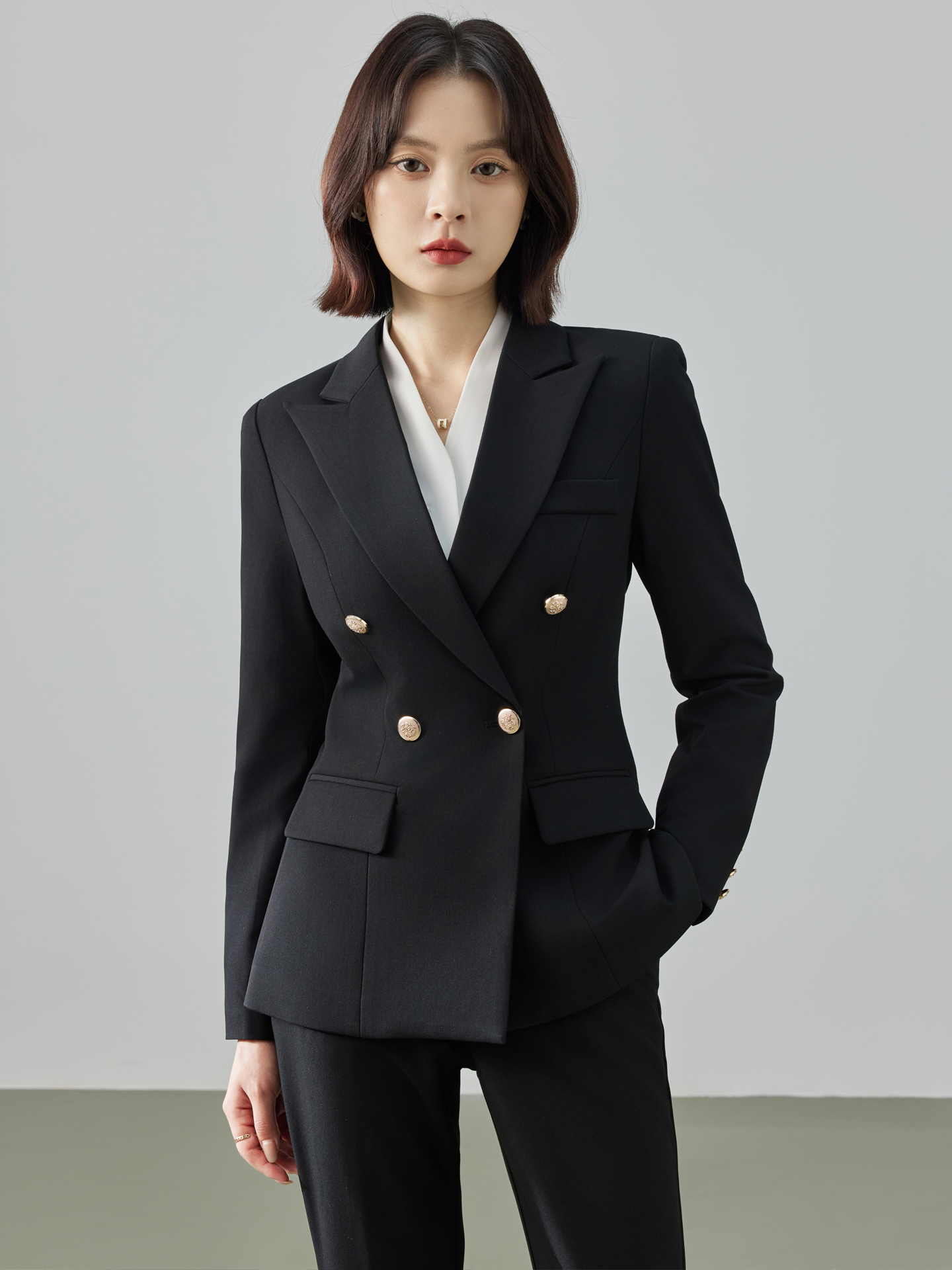 Cobalt Blue Suit Set for Women - Women Formal Wear For Graduation 评论和价格