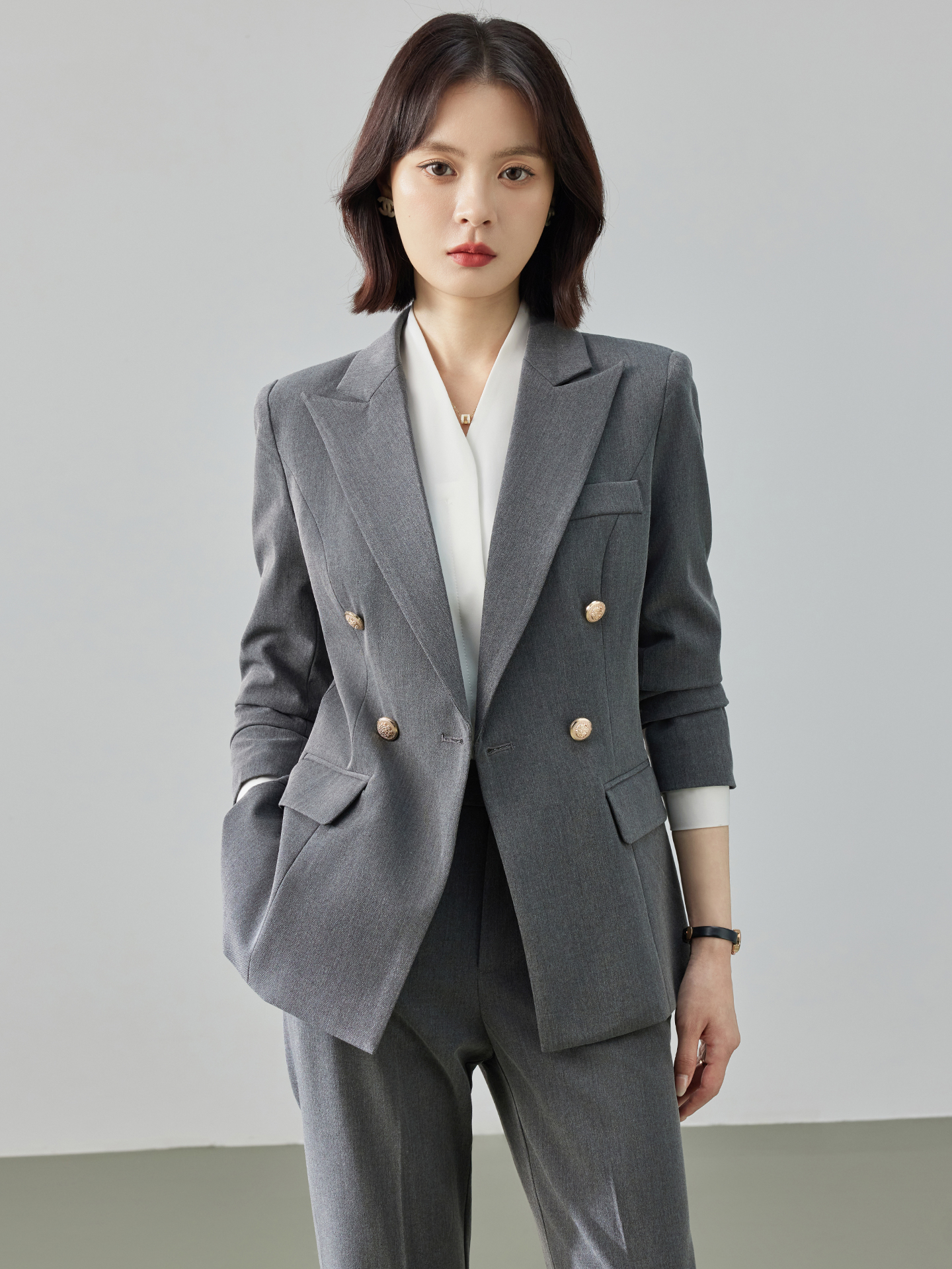 Cobalt Blue Suit Set for Women - Women Formal Wear For Graduation 评论和价格