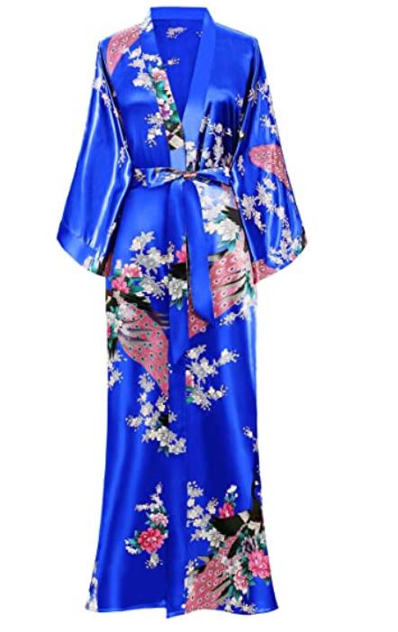 Sexy Women Long Robe With Pock - Women'S Formal Wear Wedding 评论和价格