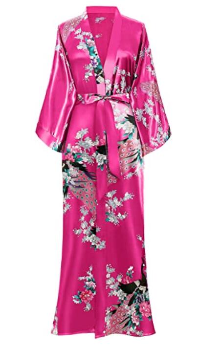 Sexy Women Long Robe With Pock - Women'S Formal Wear Wedding 评论和价格