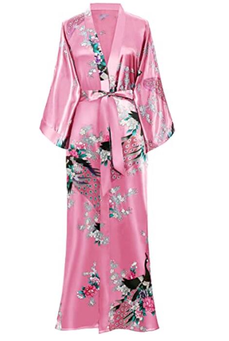 Sexy Women Long Robe With Pock - Women'S Formal Wear Wedding 评论和价格