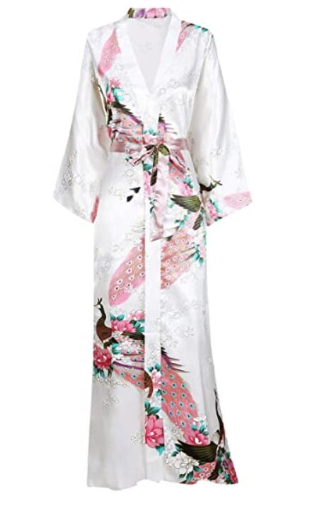 Sexy Women Long Robe With Pock - Women'S Formal Wear Wedding 评论和价格